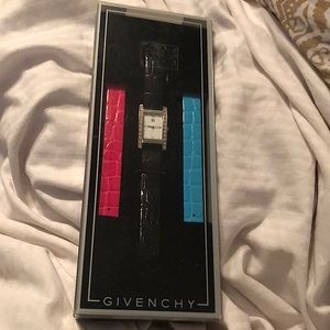 Rare Givenchy Watch w 3 bands!